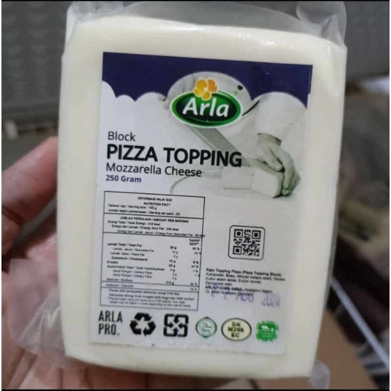 

Keju Mozzarella Arla 250gr (mulur panjang)