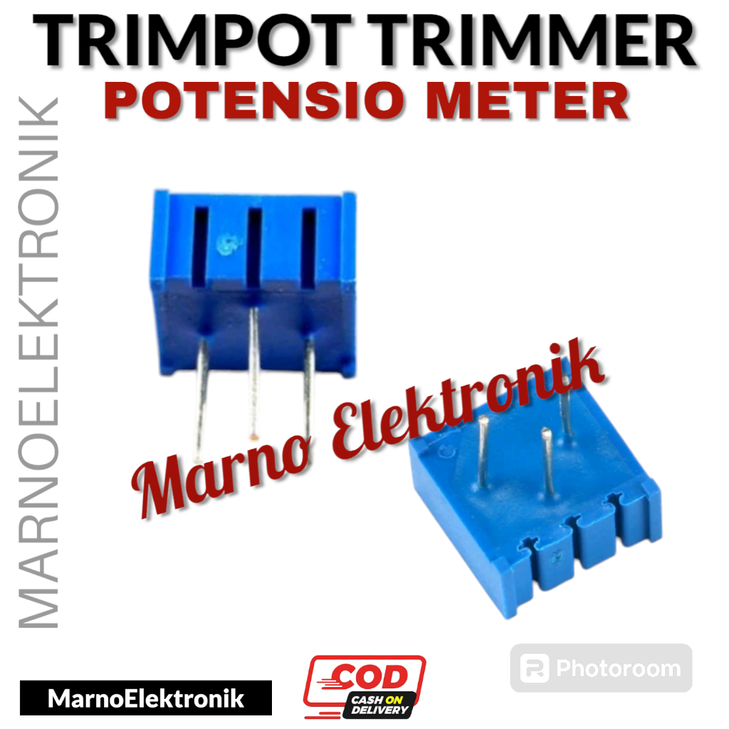 TRIMPOT TRIMMER TRIMER POTENSIO METER 5K 502 10K 103 20K 203 50K 503 100K 104 ASLI ORIGINAL ORI