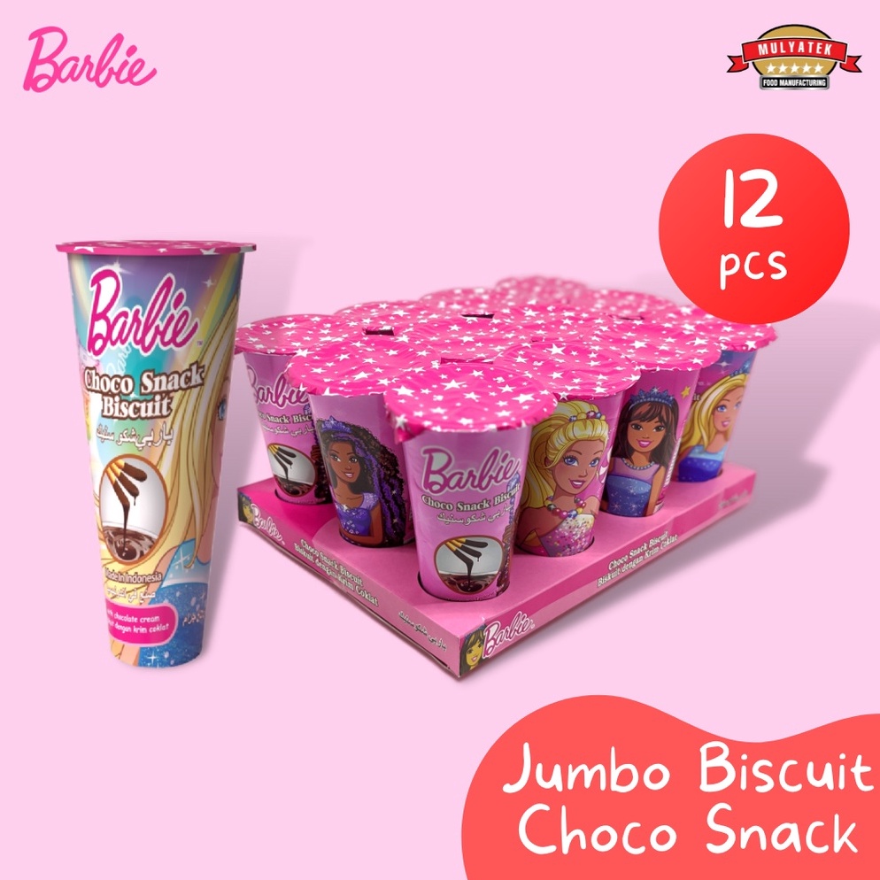 

Barbie Chocolate Snack Jumbo Coklat Biskuit Stick 45 gr 12 pcs Berkualitas