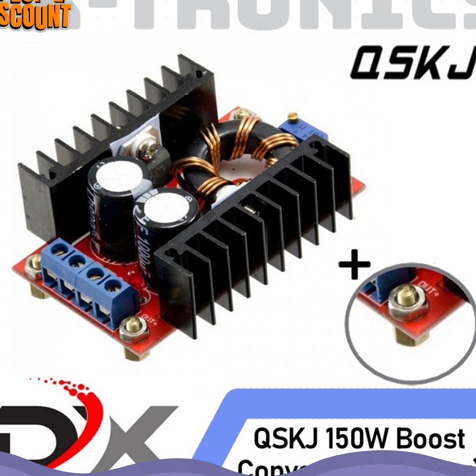 BERKUALITAS Step up Boost Converter 15W DCDC Converter Module Output 1235V
