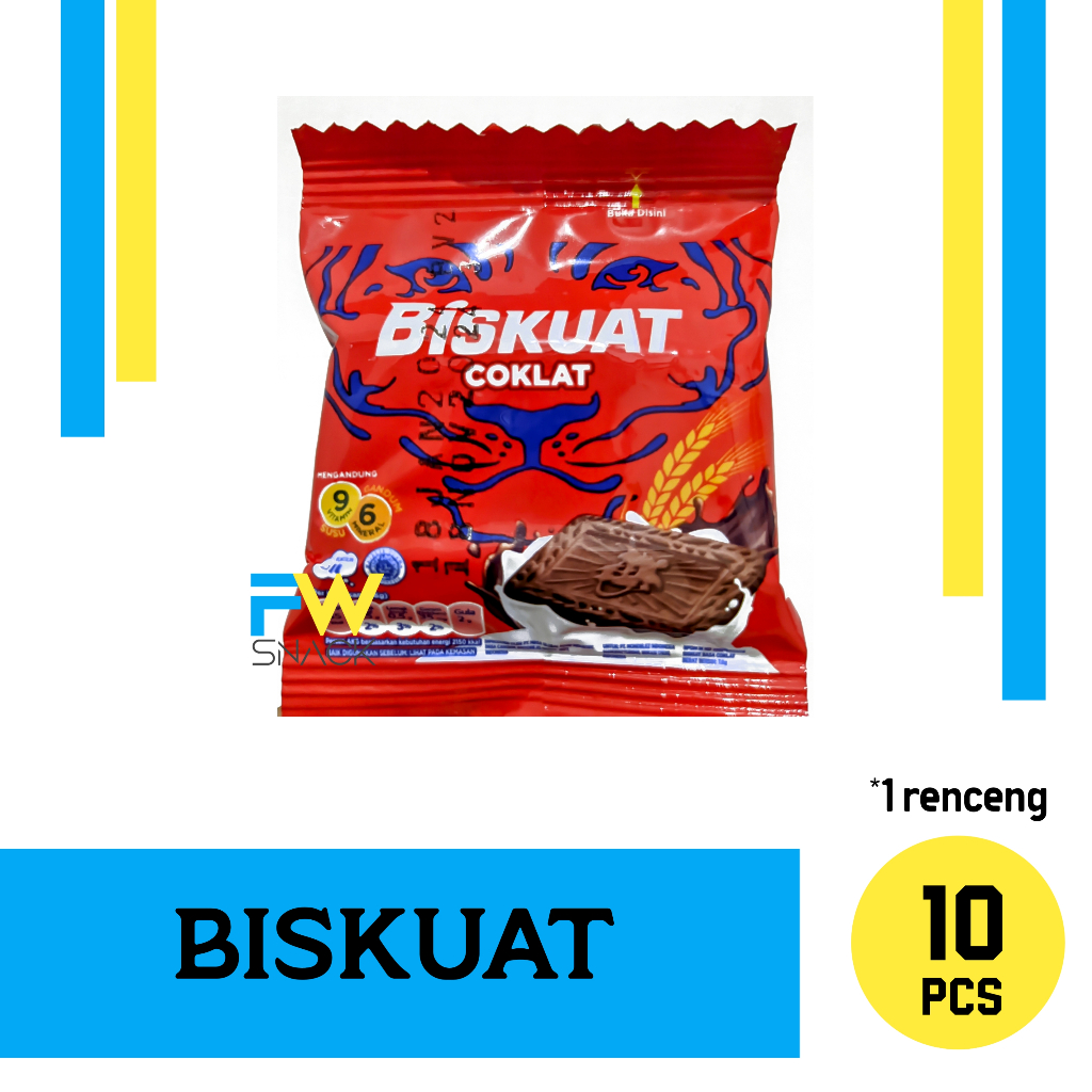 

Biskuat biskuit coklat renceng 10 gr