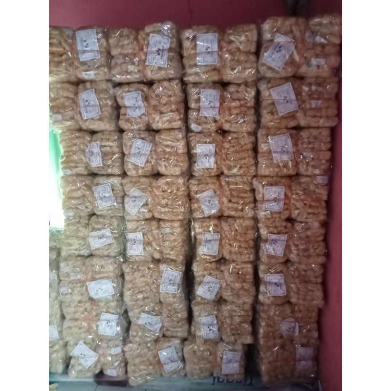 

Kerupuk Kulit Sapi Asli Kemasan /pack × 15 pcs eceran 2000 rbu