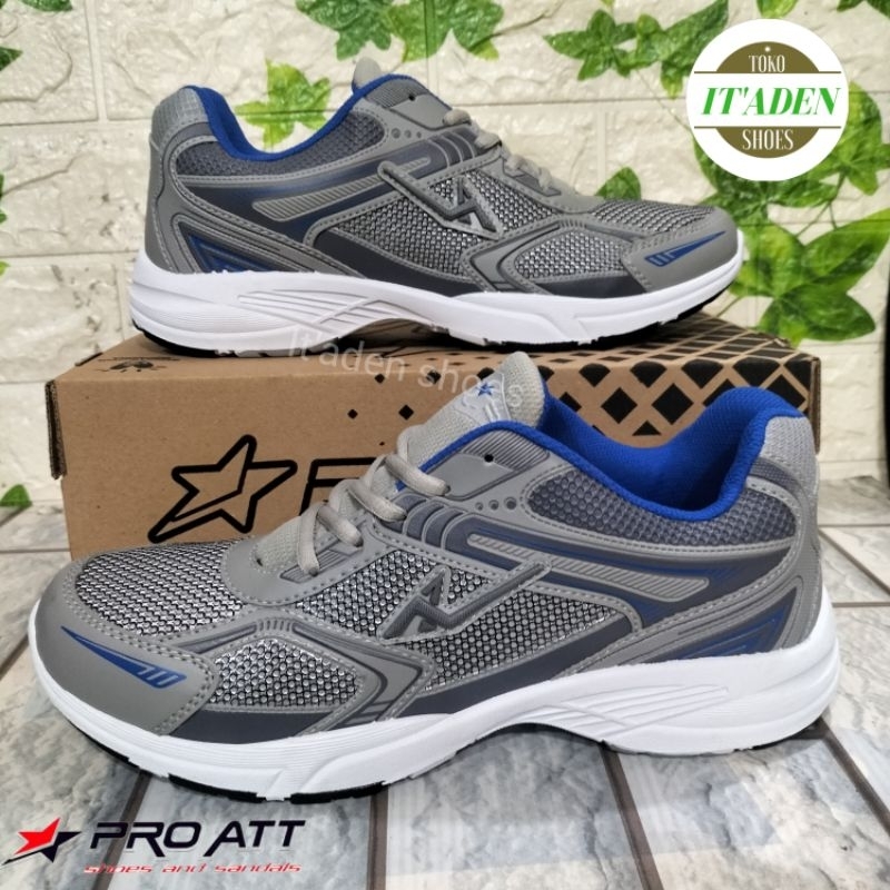 sepatu PRO ATT pria MC 52 Abu Biru tua putih