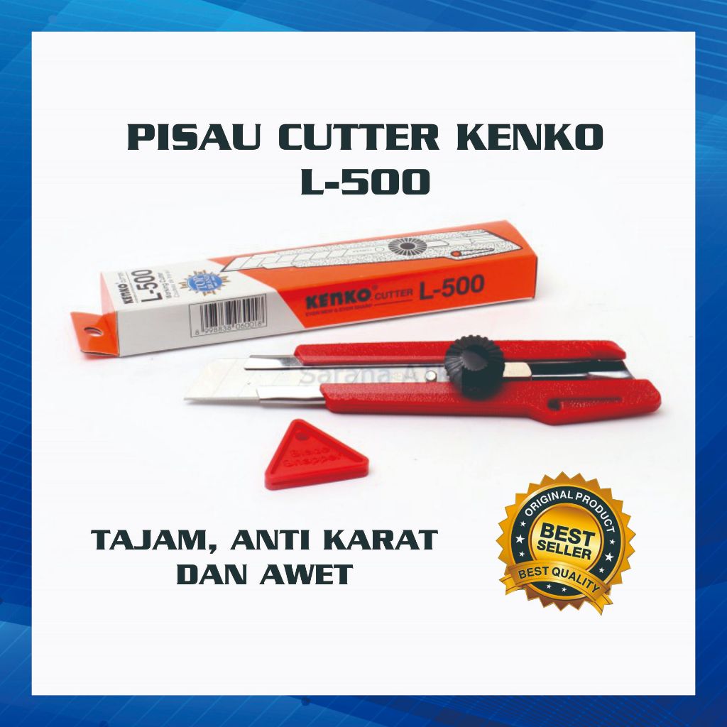 

Kater Kenko Pisau Cutter Kenko Besar Alat Tulis Kantor