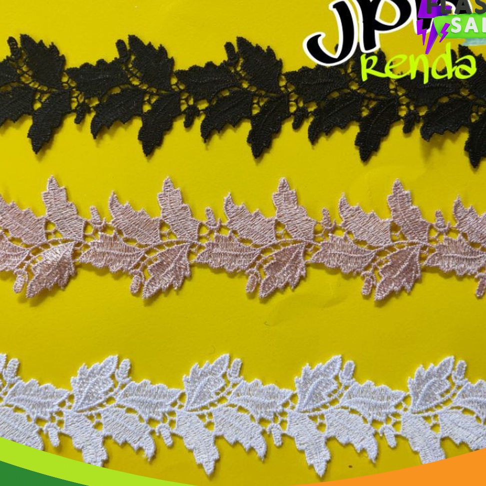 

LIMITLESS Renda giper daun renda zipper renda gyper isi per roll 15yard