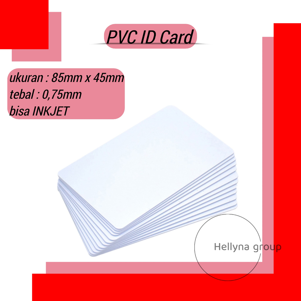 

Kartu Printable Inkjet ID CARD Blueprint 8.6 x 5.4 cm