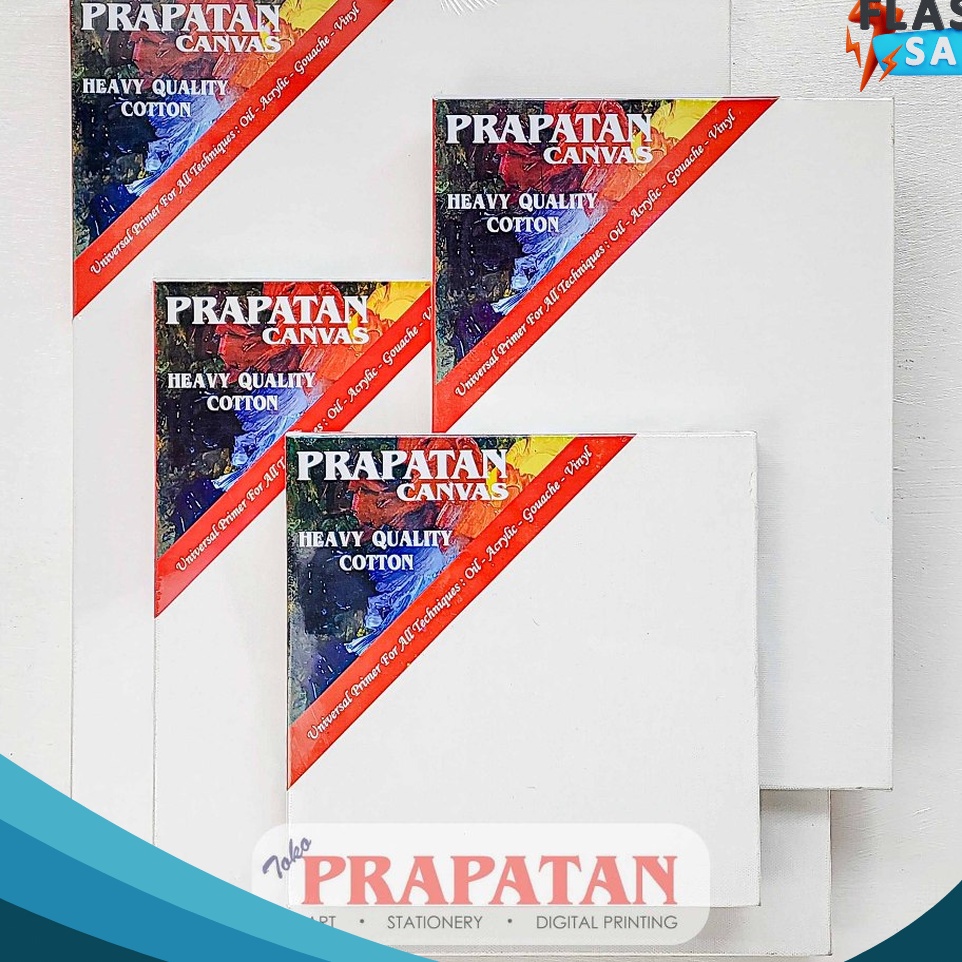 

DAHSYAT Kanvas lukis prapatan spanram 5x5cm