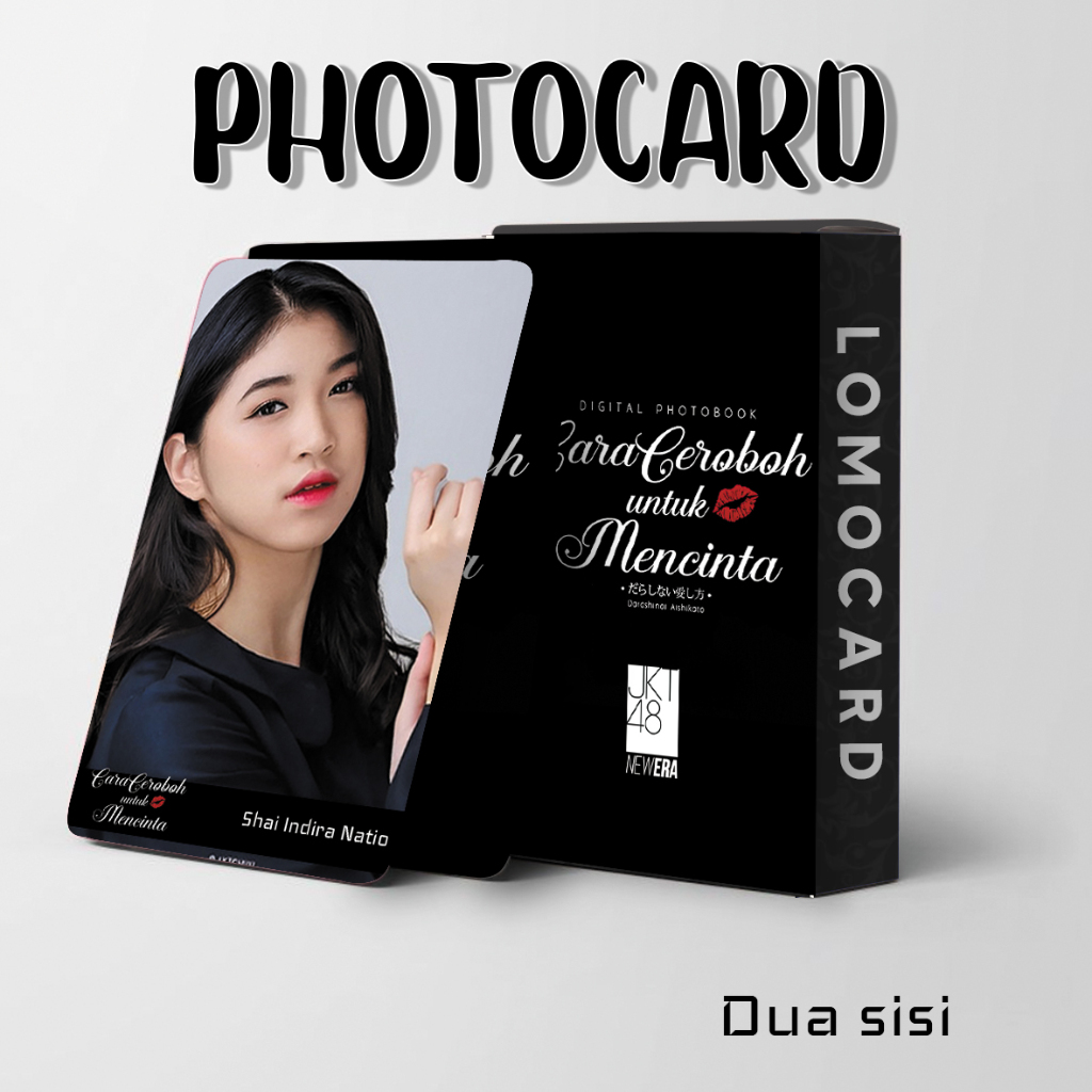 2 SISI "Photocard JKT48 untuk Para Fans,EDISI DARASHINAI AISHIKATA 50 PCS DUA SISI – Cek Koleksi Kam