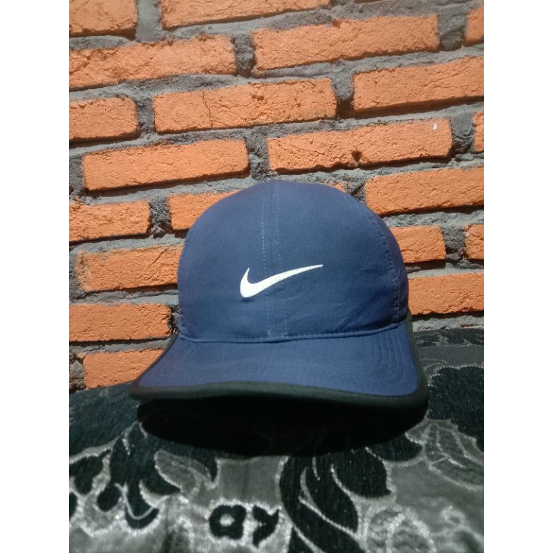 Topi Nike Dri Fit Logo centang Second Original cap Model Baseball buat casual dan olahraga Warna bir