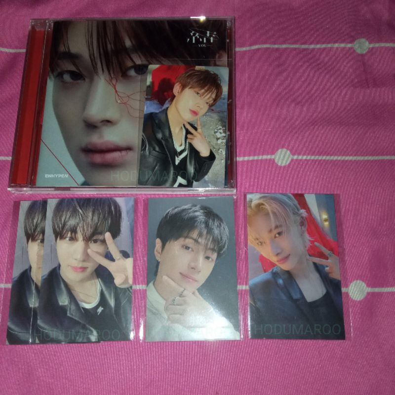 album photocard pc enhypen japan "you" jay jungwon sunoo ni-ki ums wvj ld luckydraw