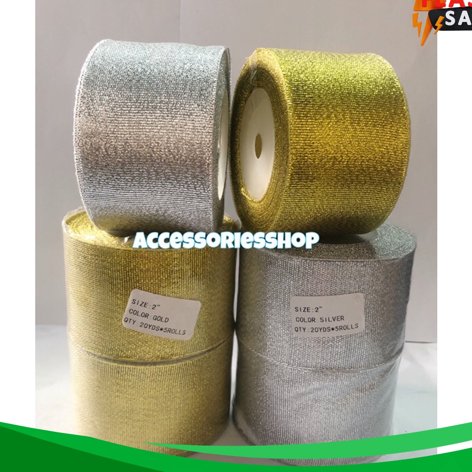 

DISKON BESAR Pita gliter 25cm panjang 2yardRoll