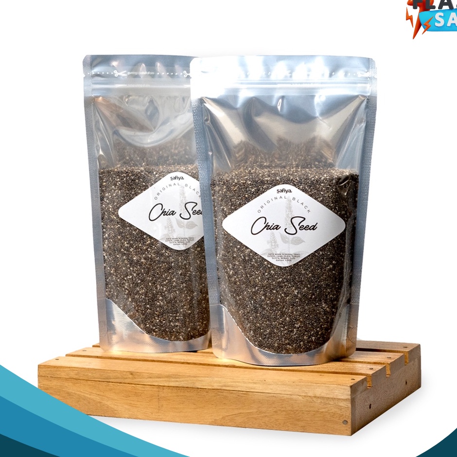 

HOT PROMO Organic Chia Seed 1 Gram Organic Black Chia Biji Chia Original Premium