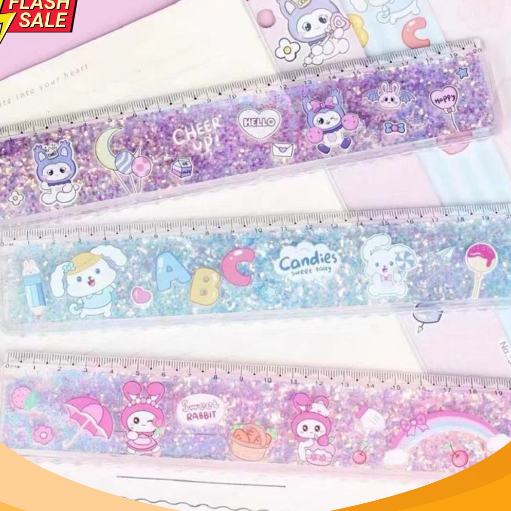 

FLASH SALE Penggaris Air Glitter 2cm Motif Lucu untuk Anak Sekolah Karakter Sanrio Astronot