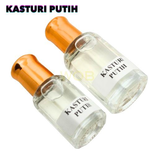 Parfum KASTURI PUTIH Minyak Wangi Sholat Non Alkohol Parfume Pria Roll On Farfum Wanita Tahan Lama