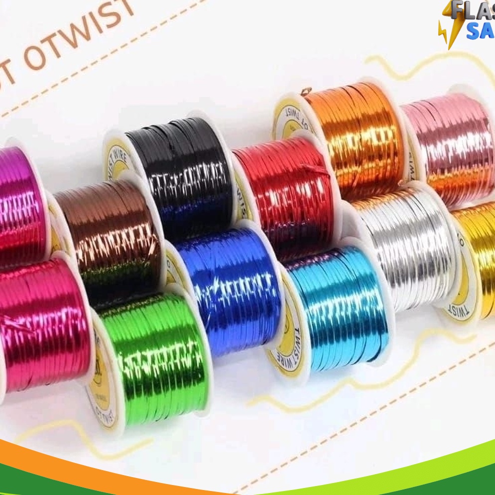

DASYAT Twister Tie Kawat Souvenir Rol Twister Roll S panjang 5 meter