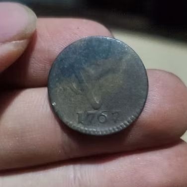 1 biji koin voc 1767 temuan sungai u hiasan