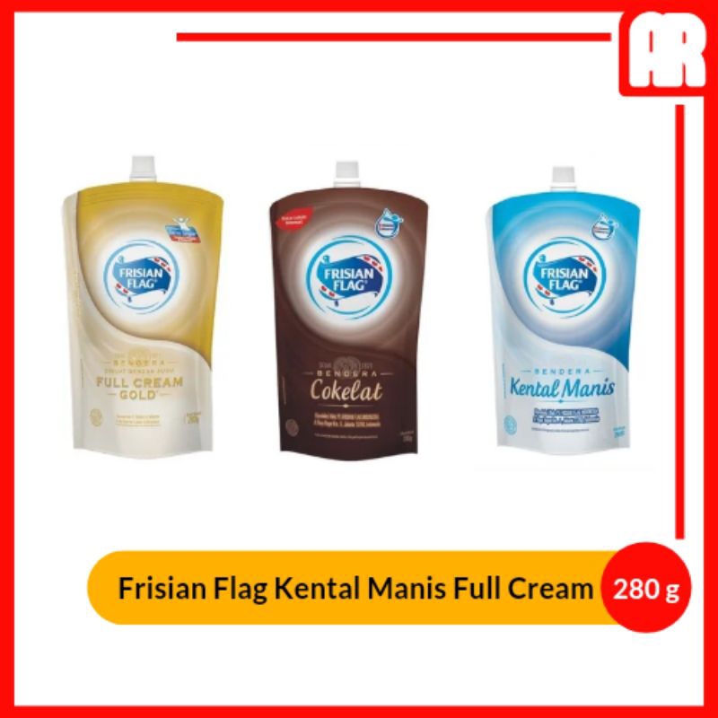 

Frisian Flag Krimer Kental Manis Full Cream Pouch 280g | AR Ostore