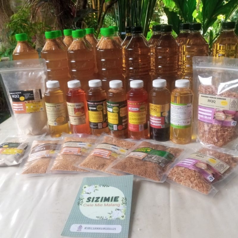 Bumbu Mie dan Minyak Ayam Bawang HQQ untuk Usaha mie dan aneka Chinese food, mie level, mie pedas, m