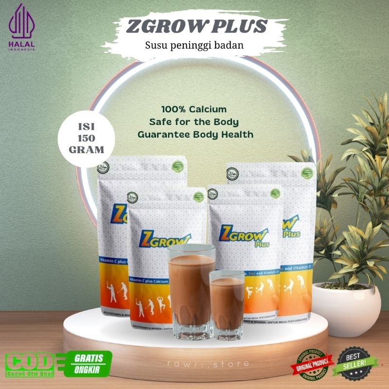 

ZGROW PLUS SUSU - susu peninggi badan ampuh bpom / susu peninggi badan anak anak / susu