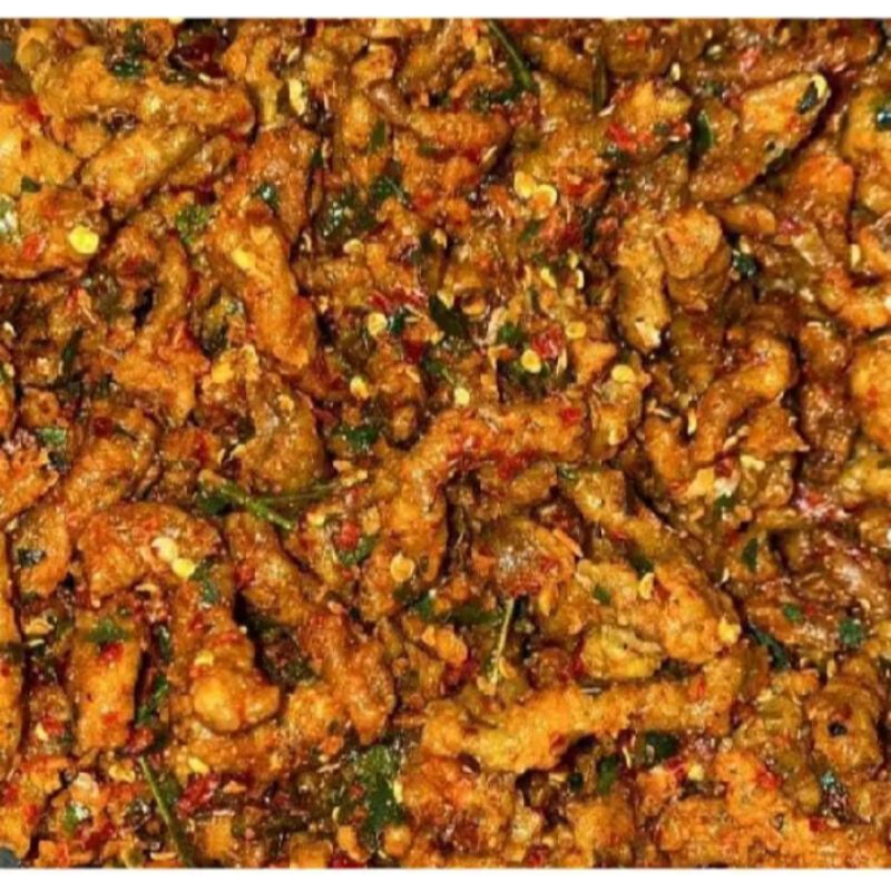 

Usus Crispy Pedas Daun Jeruk Nampol 1Kg