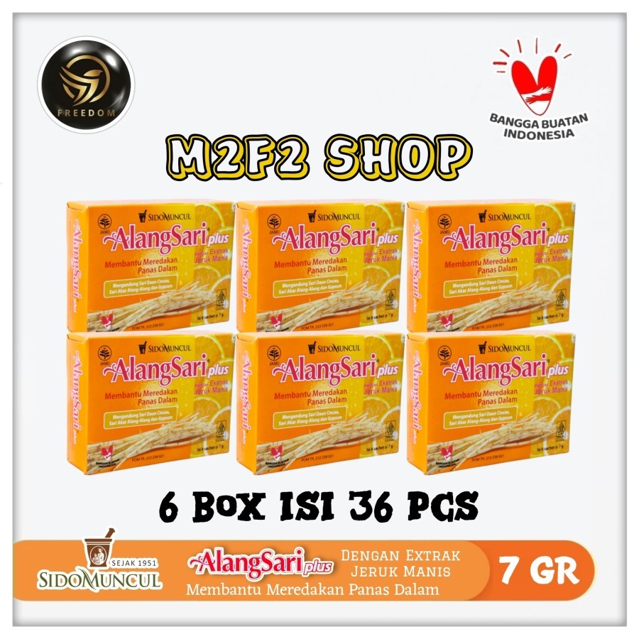 

Sido Muncul Serbuk Alang Sari Plus Ekstrak Jeruk Manis | Sweet Orange Sachet - 7 gr (Kemasan 6 Box)