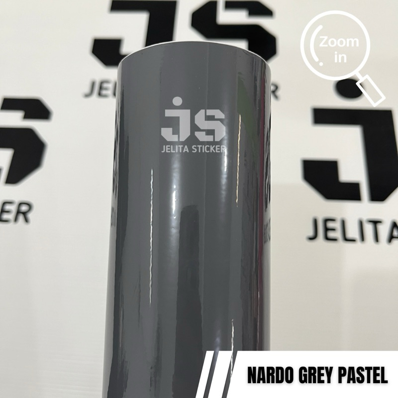Skotlet Nardo Grey Pastel / Sticker Abu Abu Pastel Glossy / Stiker Nado Grey