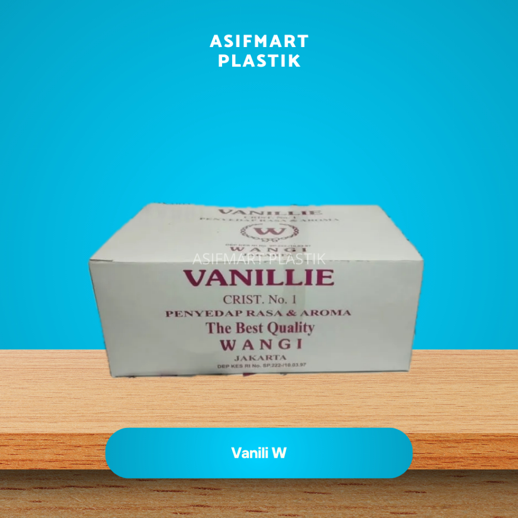 

Vanillie / Vanili bubuk W isi 100 sachet per dus - Vanillie W