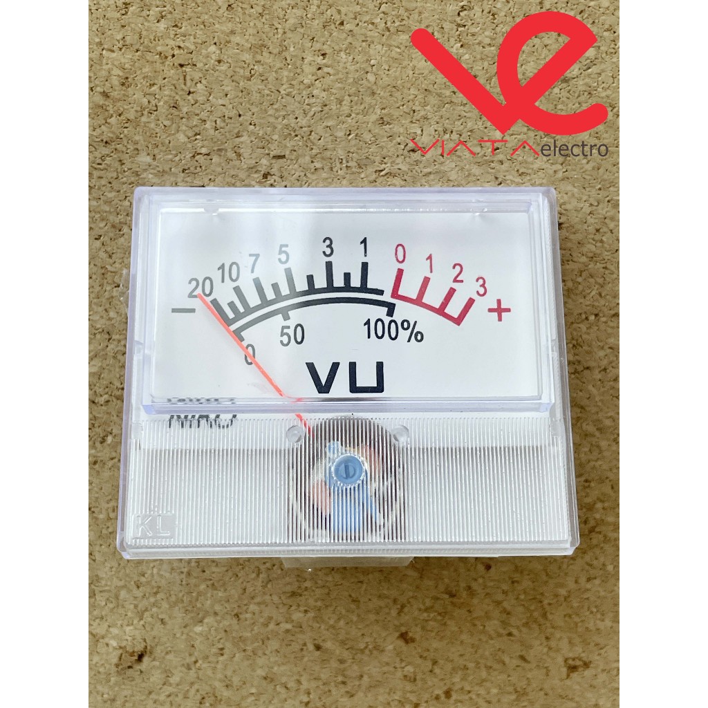 PANEL METER VU DC ANALOG BESAR VU DC BESAR VU METER 5,5 x 4,5 cm 55x45 mm ups