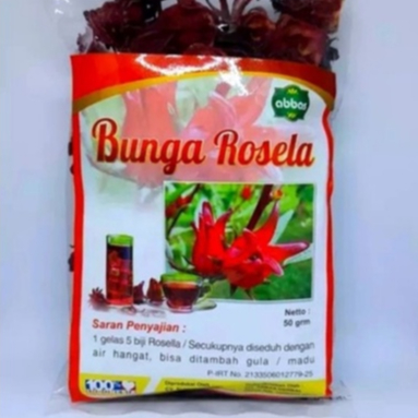 

Teh Bunga ROSELLA merah / Teh ROSELA merah / rebus /curah