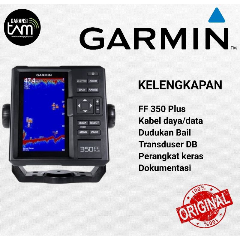 Gps Garmin Fishfinder 350 Plus Transducer Transom