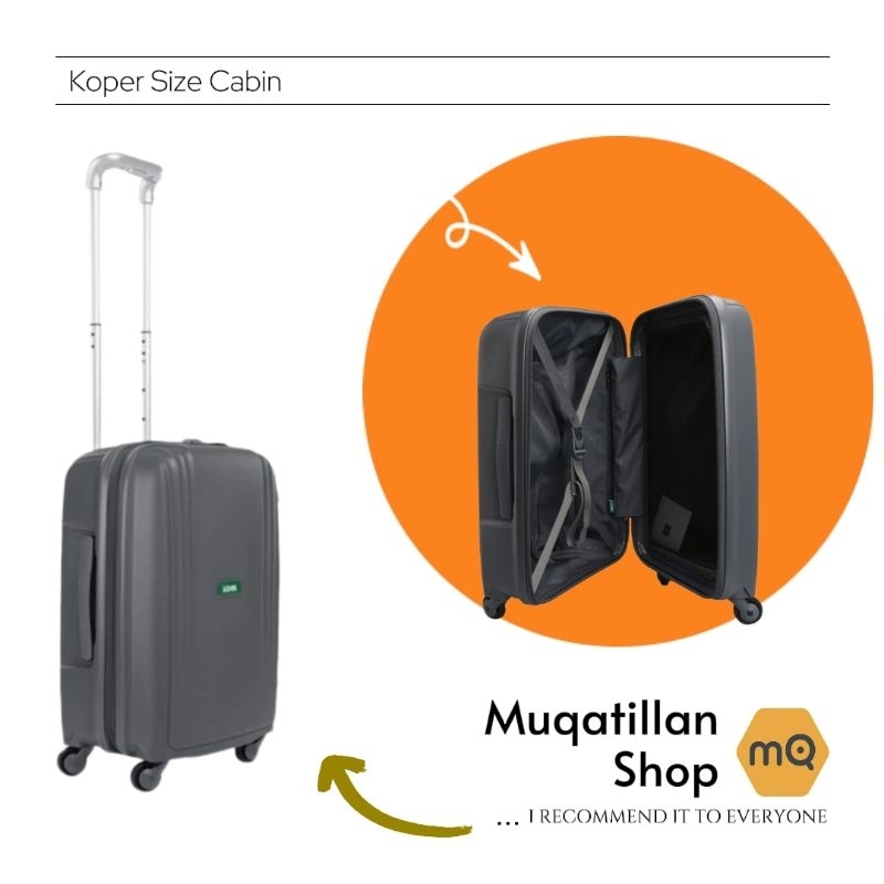 Koper Bagasi Lojel lineo size Cabin/small 21 inch