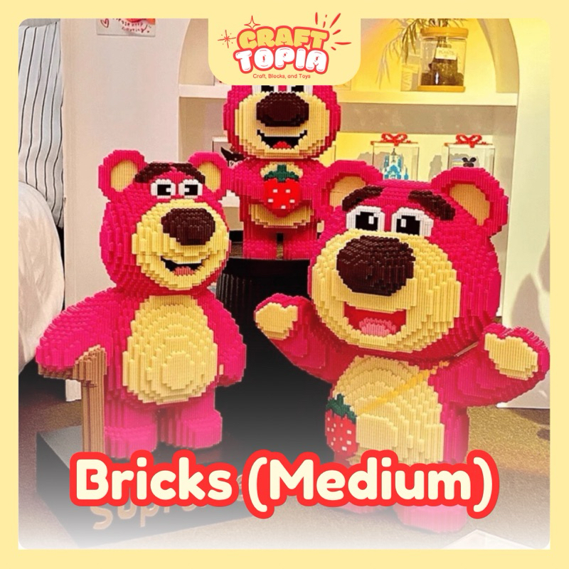 [CRAFTOPIA] Nano Bricks Blocks Medium Lotso Mainan Blok anak susun Lego DIY