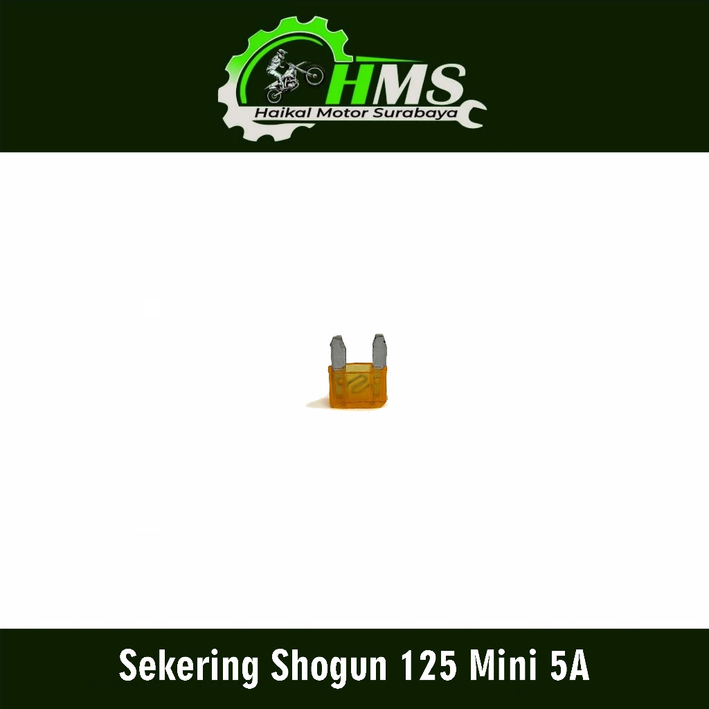 Sekering Shogun 125 Mini 5A (Warna Orange) - Fuse DX Micro Fuse Mikro Sekring Tusuk Tancap Kotak 5A