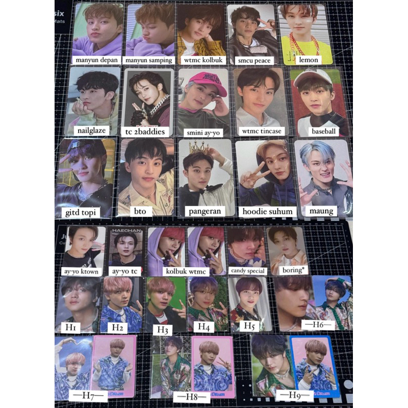 PC Mark Haechan Renjun NCT 127 Dream 2020 Smini Ay yo Candy Magazine BFE Dome Pink Christmas Future 