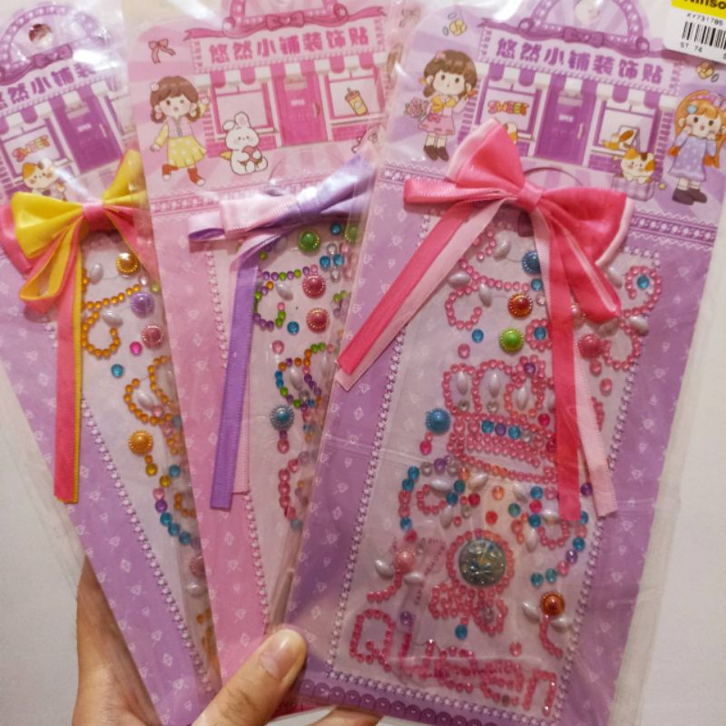 

[Random 1Lembar] Sticker Manik Lucu/ Stiker Hp Wajah/ Tempelan Deco