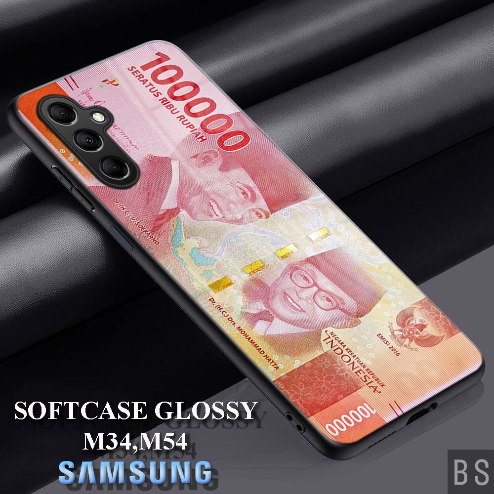 [ AF20 MATA UANG ] Case Glossy HD Samsung M34 | M54 Kamera Protector Kesing Silikon Softcase Karet K