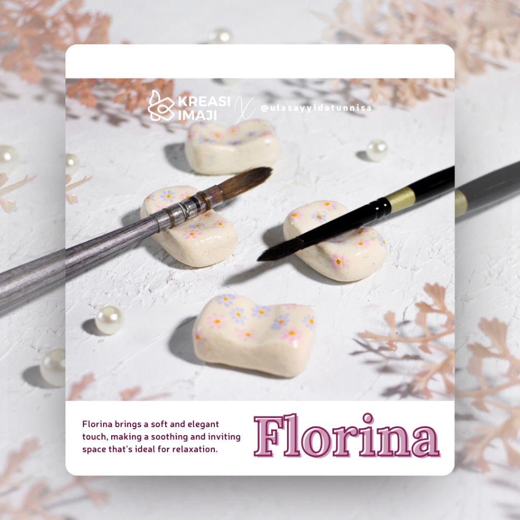 

Florina Handmade Brush Rest by @kreasiimaji x @ulasayyidatunnisa