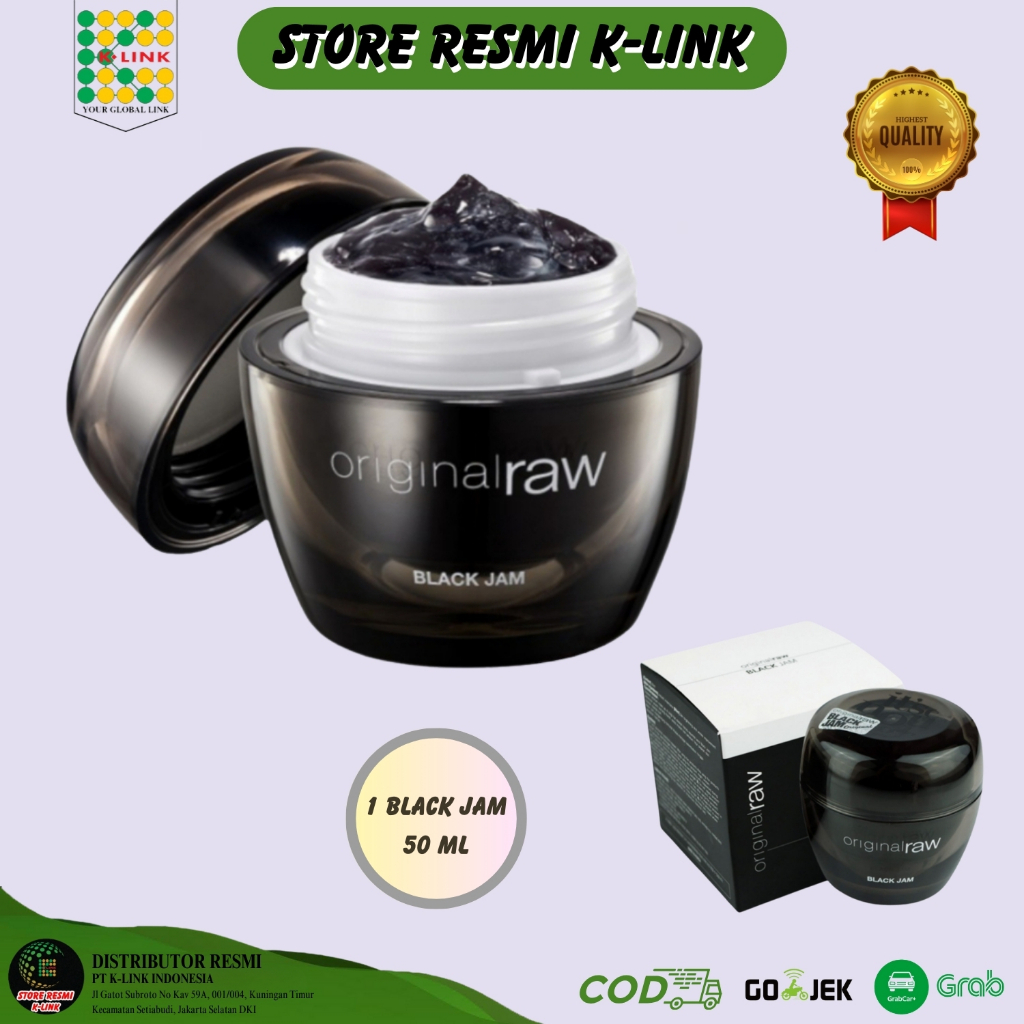 K-Link Original Raw Black Jam Menghilangkan Flek Hitam