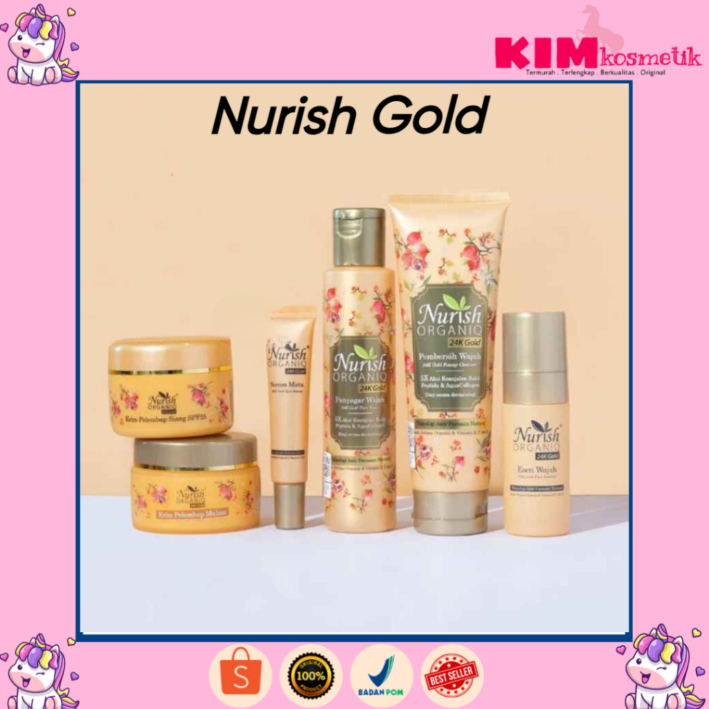 Nurish Organiq 24K Gold (Skincare Lengkap)