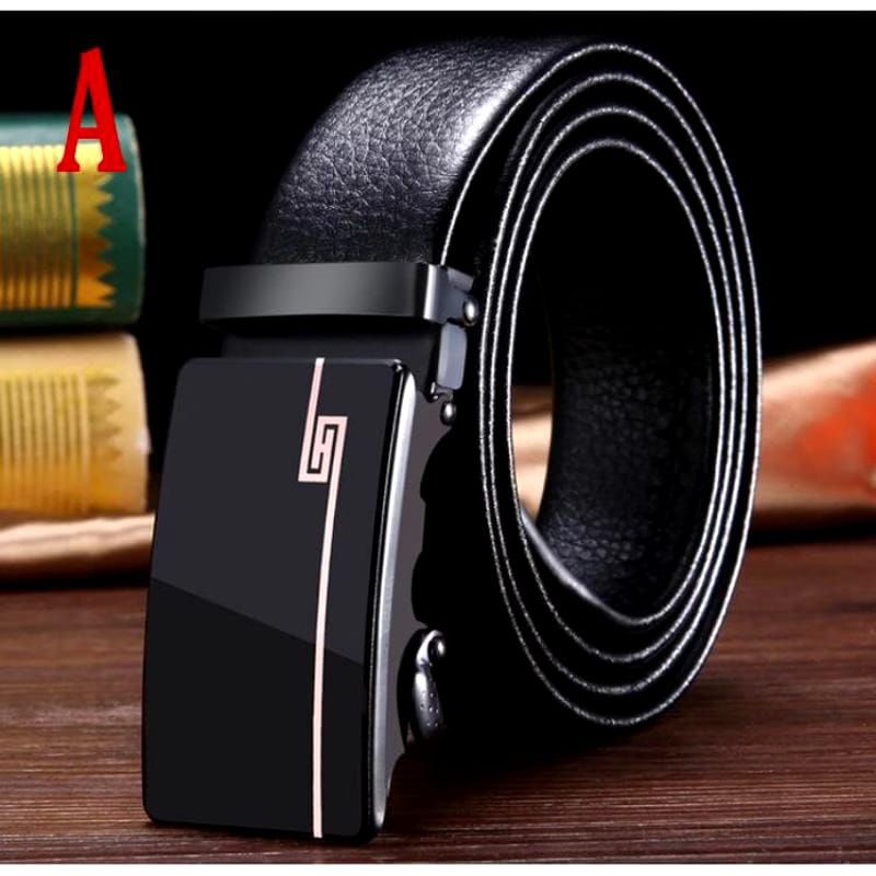 IKAT PINGGANG KULIT KEPALA BESI / SABUK PRIA BESI / IKAT PINGGANG STAINLESS GESPER KEPALA STAINLESS