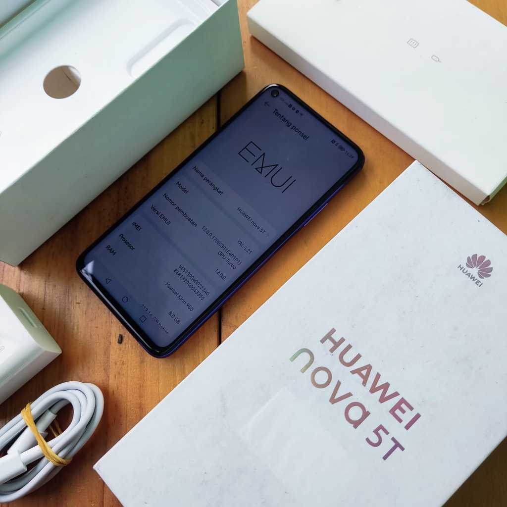 HUAWEI NOVA 5T SECOND 8/128GB HANDPHONE SECOND HP SEKEN HP BEKAS HP MURAH