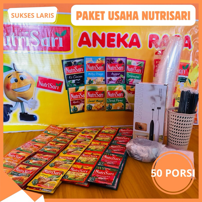 

PAKET USAHA NUTRISARI 50 PORSI ANEKA RASA | PAKET JUALAN NUTRISARI ANEKA RASA | PAKET USAHA NUTRISARI