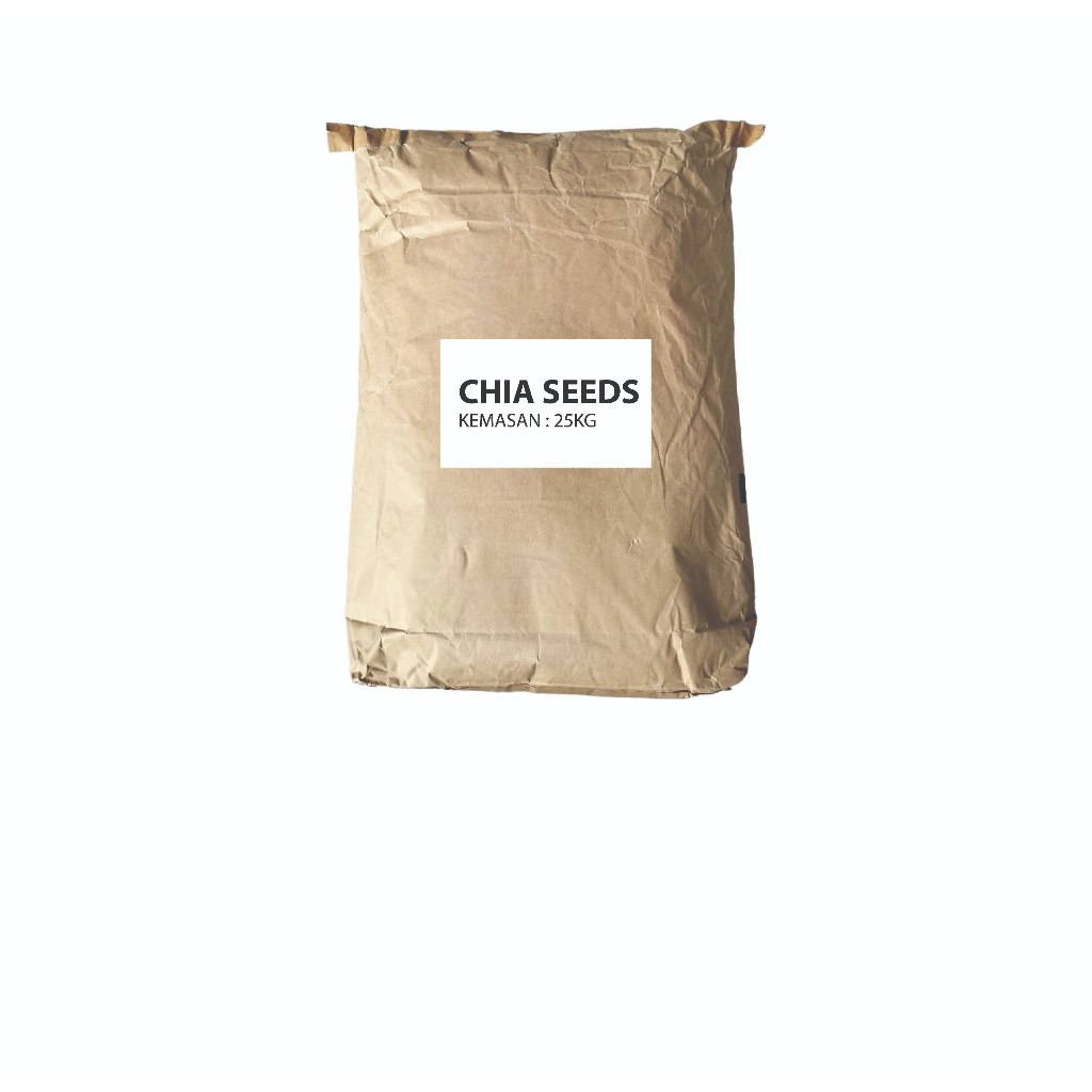 

[GOJEK/GRAB] Black CHIA SEED Organic Organik 25Kg Kemasan Sak