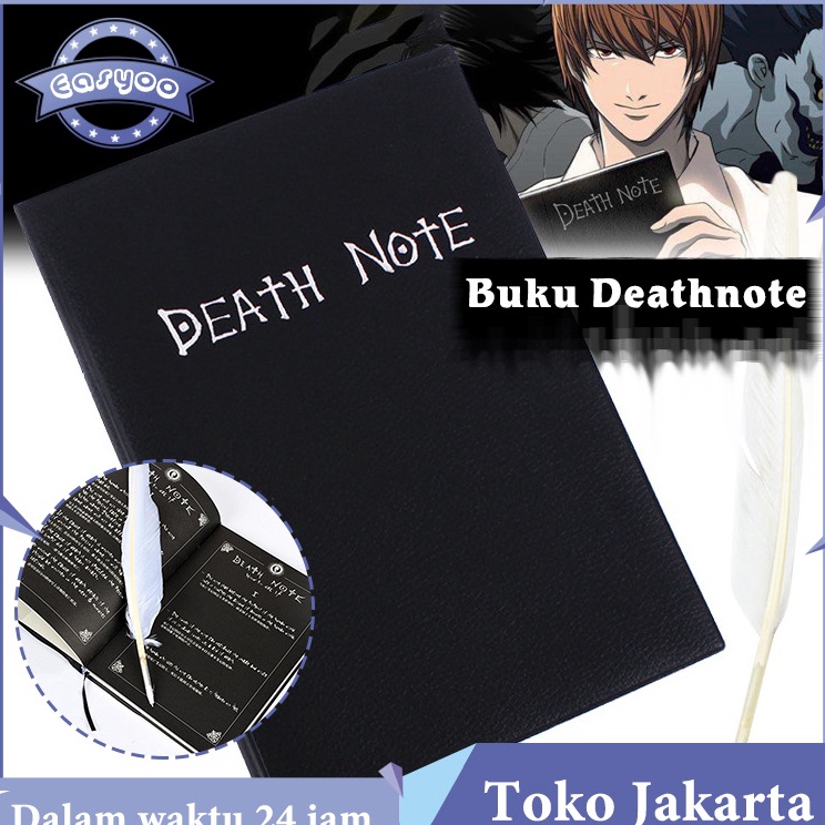 

Anime Buku Death Note Book Catatan Dengan Casing Dan Pena Bulu Dan Pembatas Buku Deathnote G7AK9983