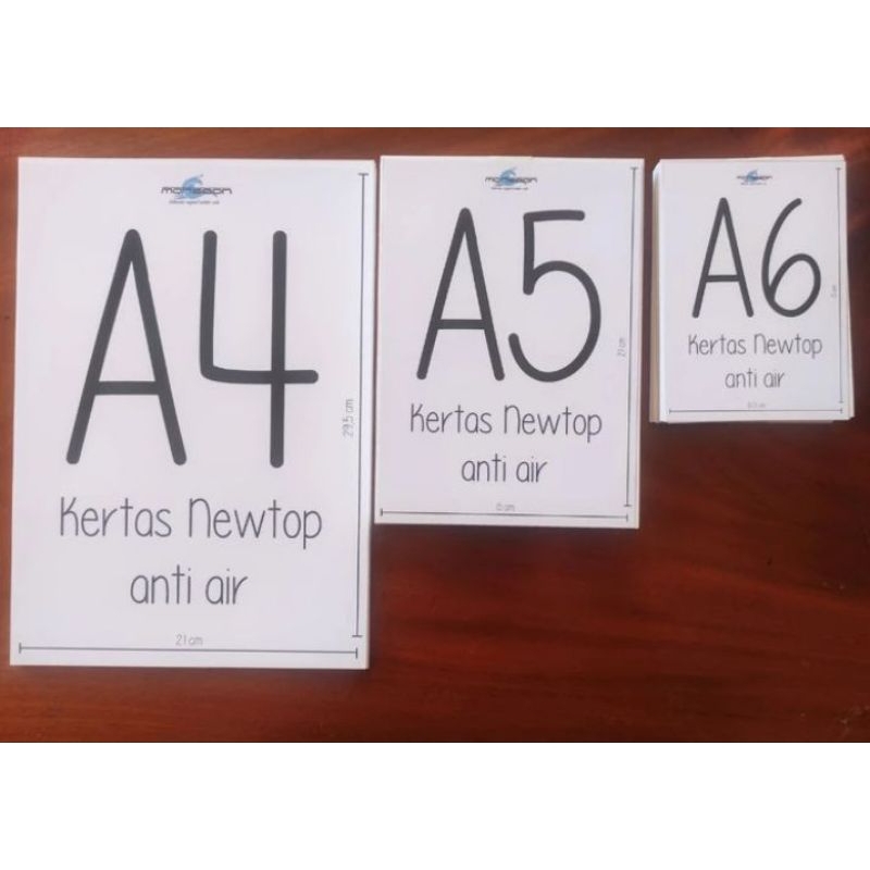 

kertas anti air A6 / kertas newtop indonesia outdoor note
