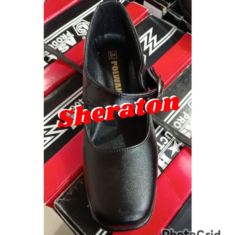 

sepatu paskibra cewek pantofel cewek kulit sintetis