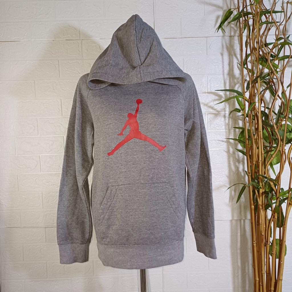 HOODIE JORDAN BASKETBALL ORIGINAL, SZ S-M (SECOND BRANDED) ABU, HD0092