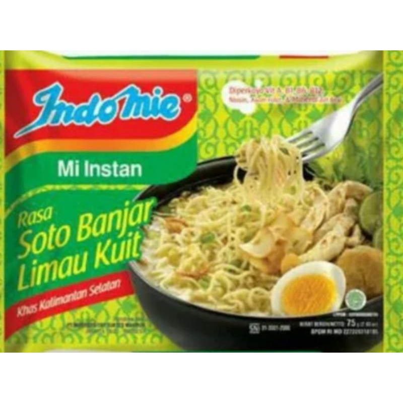 

mie instan soto banjar limau kuit