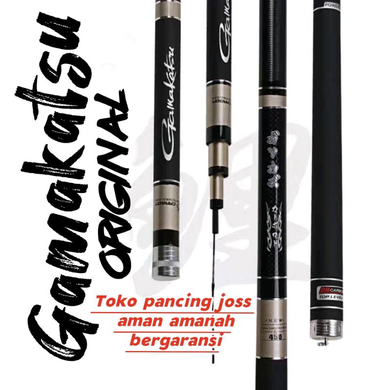 TEGEK GAMAKATSU ORIGINAL IMPORT 360 450 540 630 720 BAHAN CARBON KAKU RINGAN KUAT