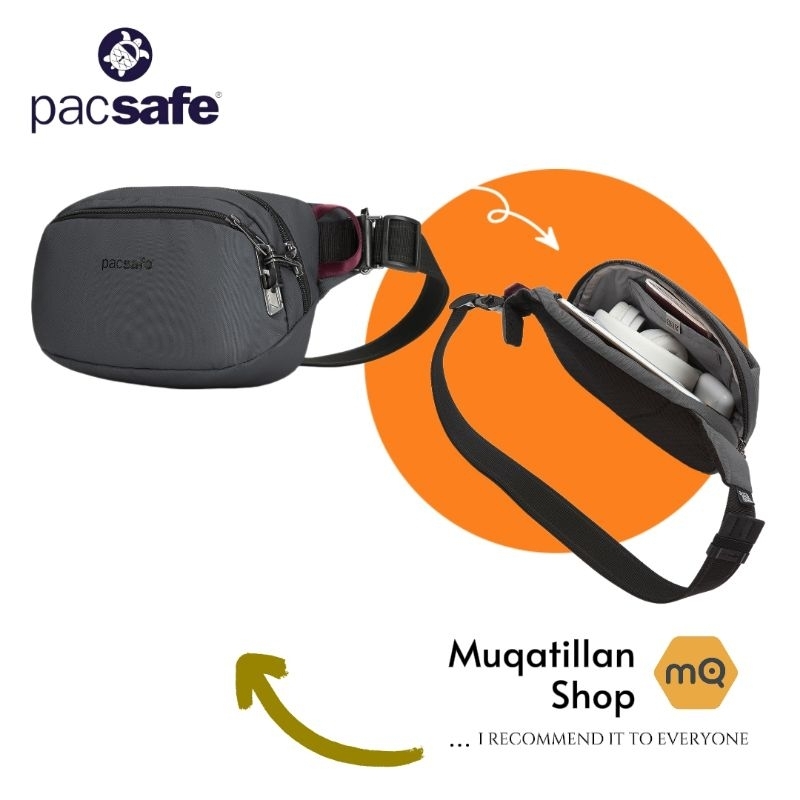 Pacsafe vibe 100 Tas sling bag Waist bag Original